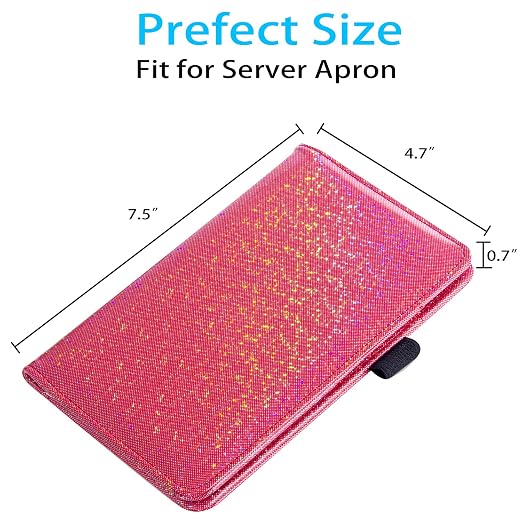 ACdream Server Books for Waitress, Guest Book Note Pad, Cute Pocket Leather - Image 6