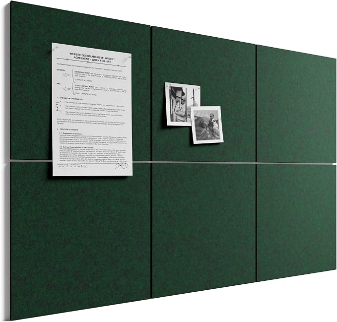 Bumusty Large Cork Board 36" x 24" Alternative by BUMUSTY