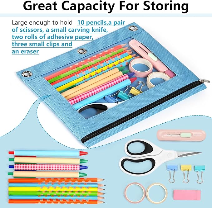 Forvencer 6 Pack Pencil Pouches - Image 5