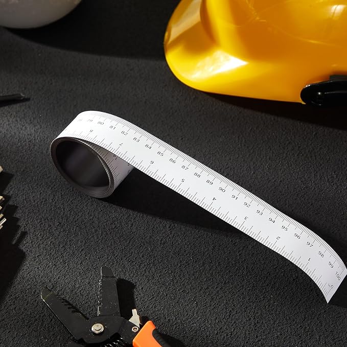 Relaxweex 4 Pcs 39.37 Inch Magnetic Ruler Flexible Tape Magnetic Tape Measure - Image 7