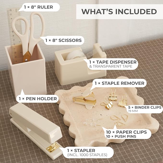 Aesthetic Desk Accessories Set - Image 4