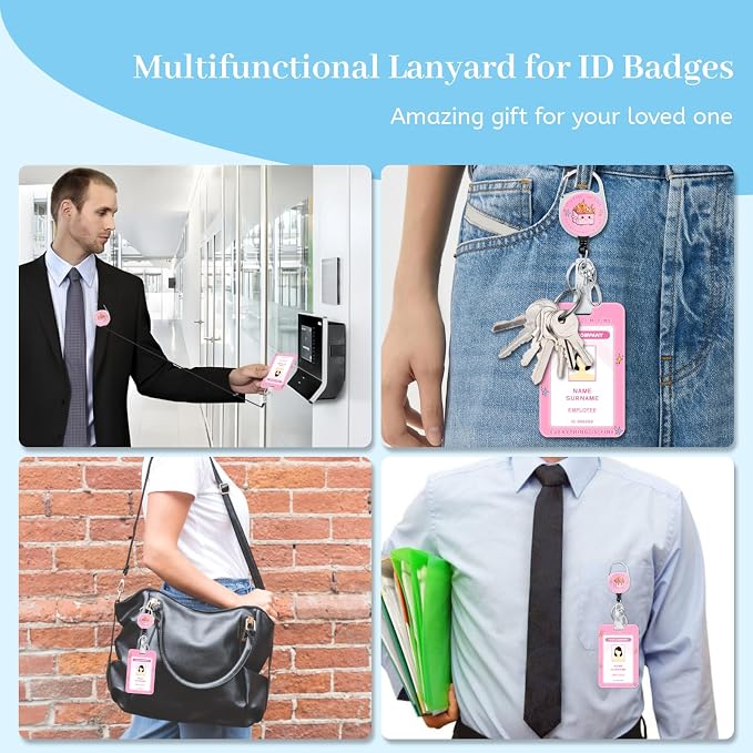 Hancynir Lanyards for Id Badges, Dumpster on Fire Badge Holder - Image 3