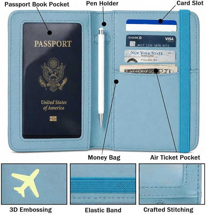 ZOPPEN RFID Blocking Passport Holder - Image 3