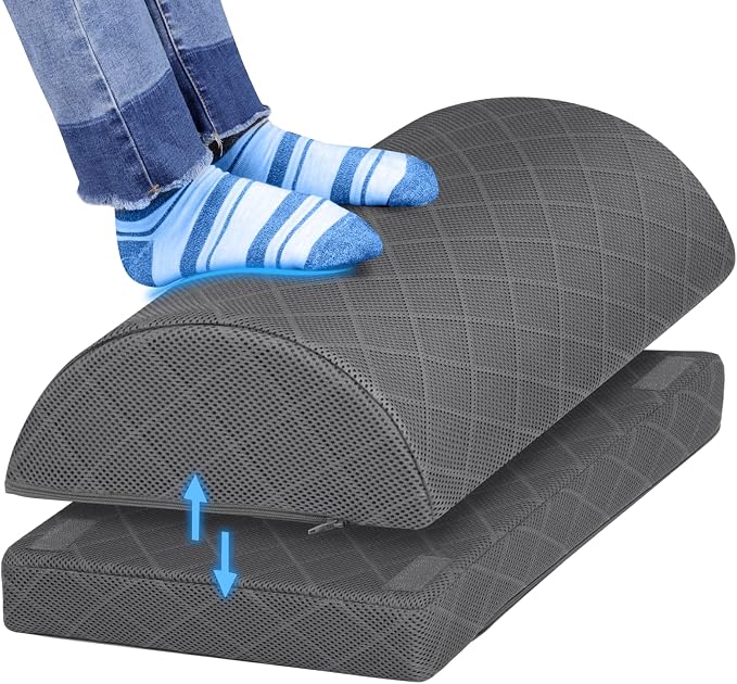 CushZone Foot Rest, Desk & Gaming Accessories, Foot Rest by CushZone