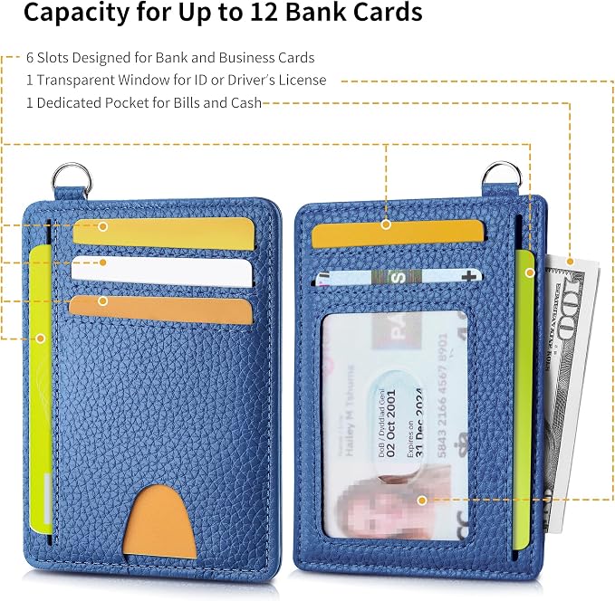 Mayski Slim Wallet, Credit Card Holder - Image 6