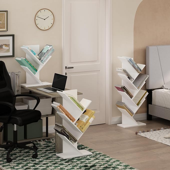 Furinno Tree Book Shelf, 7-Tier Bookshelf - Image 5
