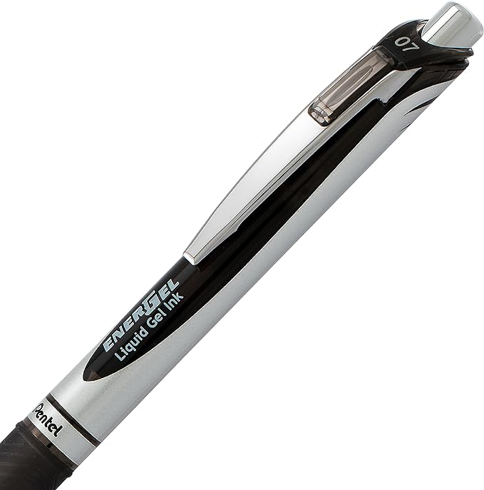 Pentel EnerGel RTX Retractable Liquid Gel Pen, Medium Line, Metal Tip - Image 3