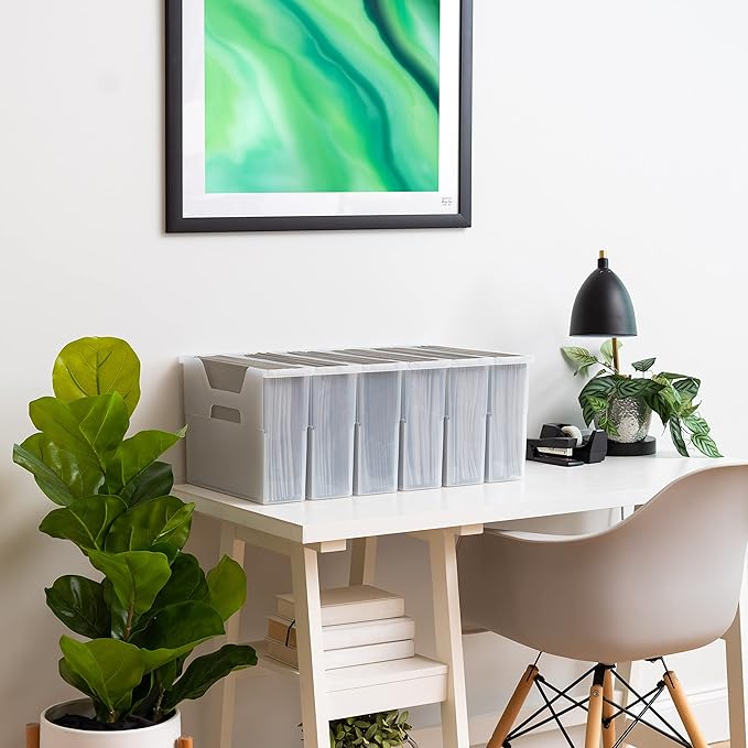 IRIS USA Small Portable Desktop File Box - Image 6
