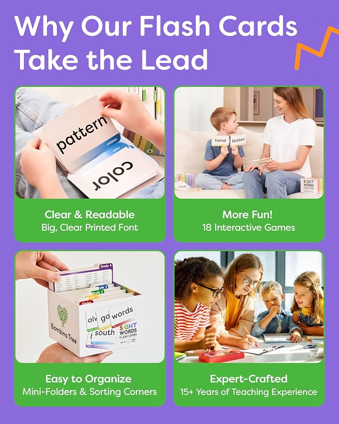 Sight Words Flash Cards Kindergarten to 4th Grade - Image 6