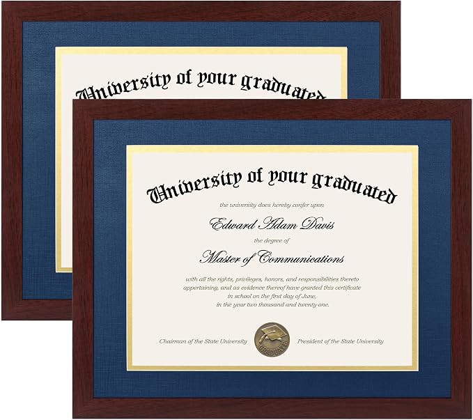 upsimples 11x14 Diploma Frame Certificate Degree Document Frame by upsimples
