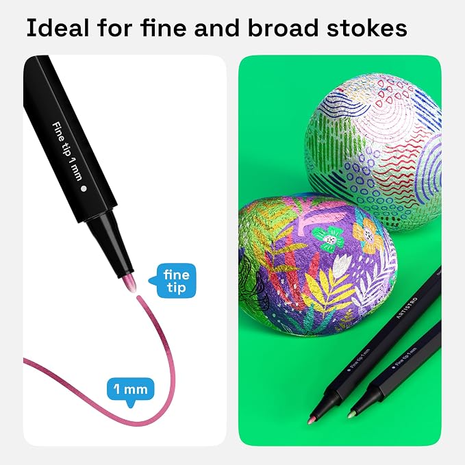 ARTISTRO 12 Metallic Paint Pens - Image 4