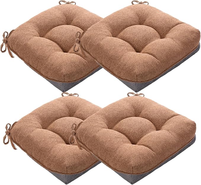MAGIC ELEPHANT Chair Cushions for Dining Chair, Shredded Memory Foam Kitchen by Magicelephant