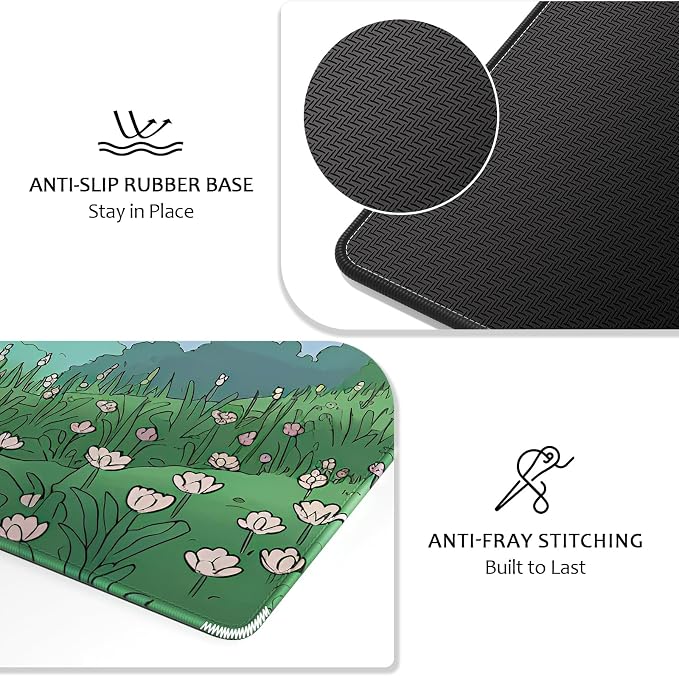 Auhoahsil Ultra Large Gaming Mousepad, XXL Extended Full Size Desktop Matt - Image 6
