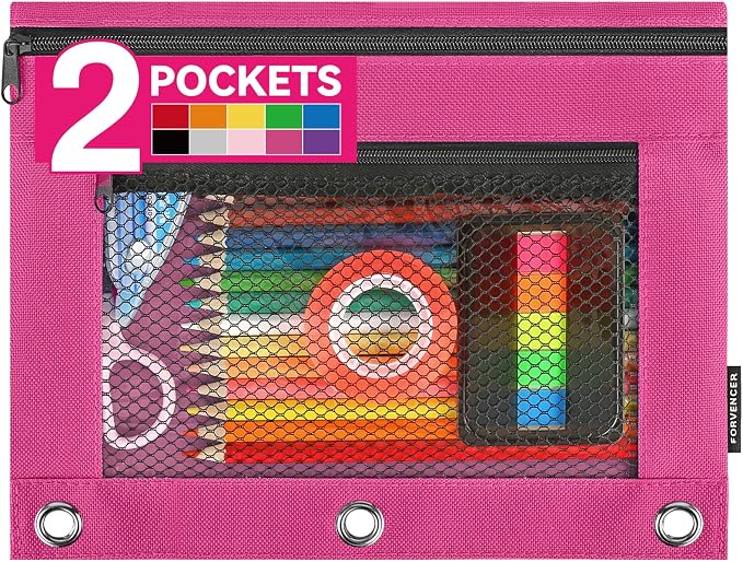 Forvencer Adorable Zipper Pencil Pouch, Cute Zipper Pouch by Forvencer