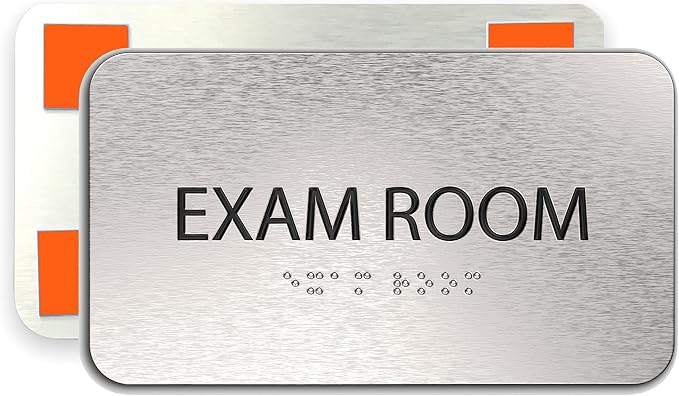 ADASigns Exam Room Sign 7" W x 4" H by ADASigns