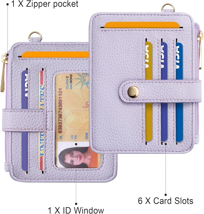 Airkit Wristlet Wallets for Women, Keychain RFID Blocking Credit Card Holder - Image 2