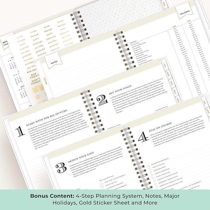 Blue Sky Day Designer 2026-2027 Weekly and Monthly Academic Year Planner - Image 5