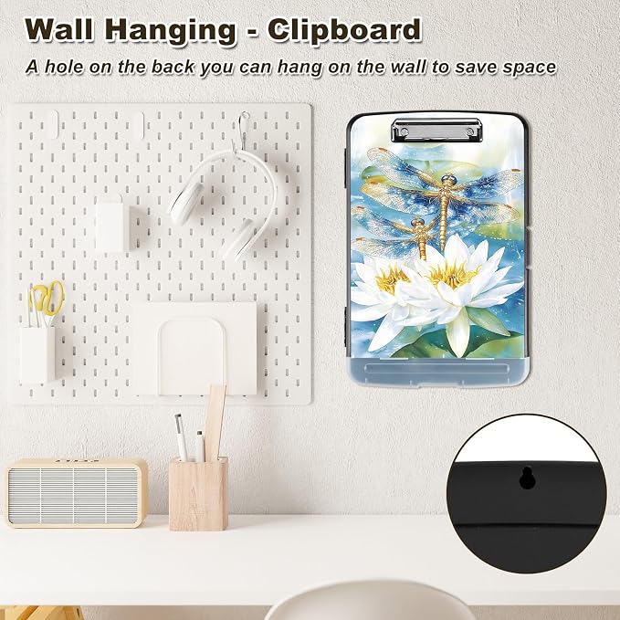 Clipboard with Storage, Nursing Clip Board 8.5 x 11 Storage Organization Box - Image 7