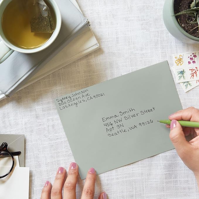 A7 Gray Invitation 5x7 Envelopes - Image 4
