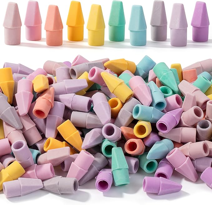 Mr. Pen- Pencil Erasers Toppers, 500 Pack, Latex Free, No Smudge | Mr Pen by MrPen