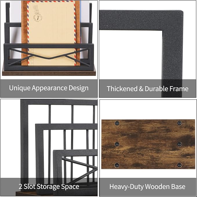 Snughome Desktop Mail Organizer, Desk Mail Organizer - Image 7