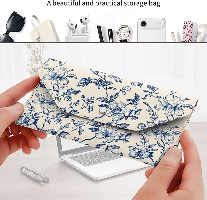 Cash Envelope Wallet Cute PU Leather Envelopes Bag - Image 3