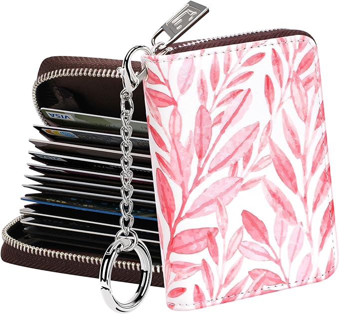 FurArt Zipper Wallet Women, RFID Blocking Credit Card Wallet, Business Card by FurArt