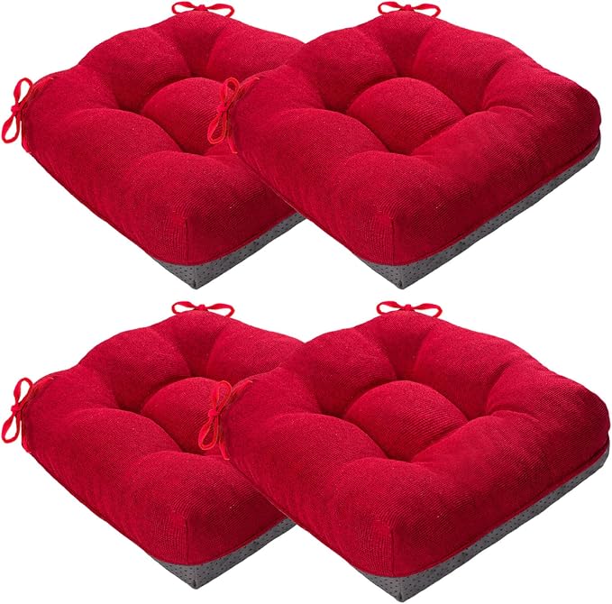 MAGIC ELEPHANT Chair Cushions for Dining Chair, Shredded Memory Foam Kitchen by Magicelephant