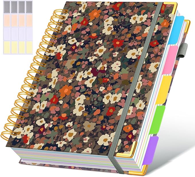 Hardcover Spiral Notebook Journal by dilitego