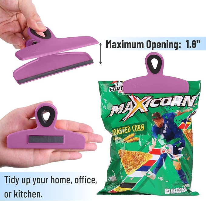 Mr. Pen- Magnetic Bag Clips, 4 Pack, Durable Plastic - Image 6