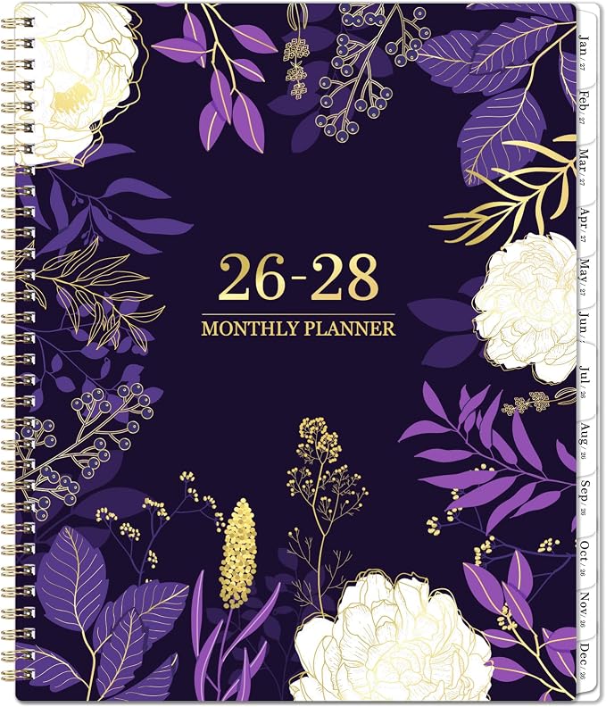 2026-2028 Monthly Planner by Indeme