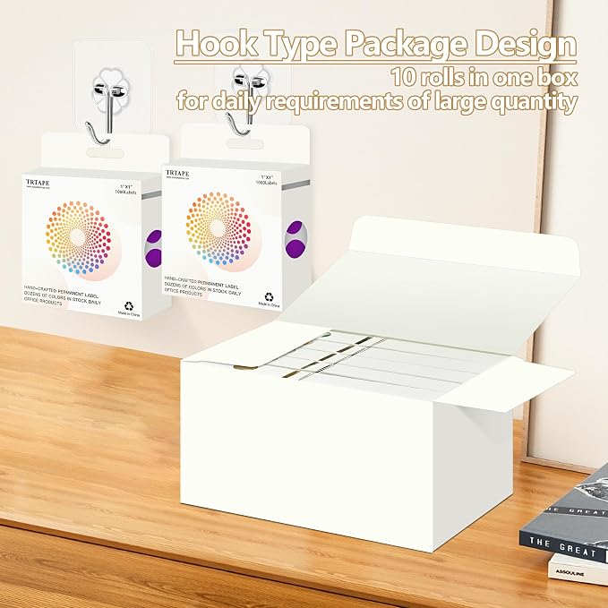 Purple 1 Inch Round Color Coding Dot Labels, 10 Rolls 10000 Dot Stickers in - Image 4