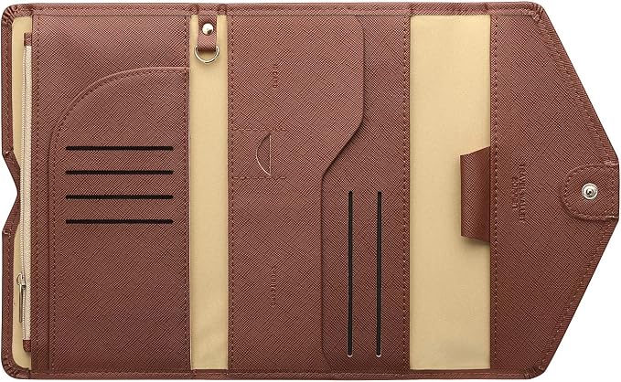 ZOPPEN Mulit-purpose Rfid Blocking Passport Holder Travel Wallet Passport and by Zoppen