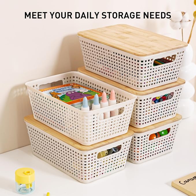 Anywish Small Storage Bins - Image 3