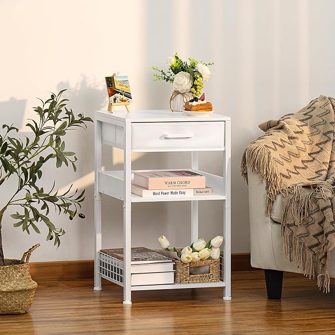 Lerliuo White Printer Stand - Image 2