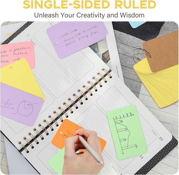 300Pcs Colored Index Cards - Image 7