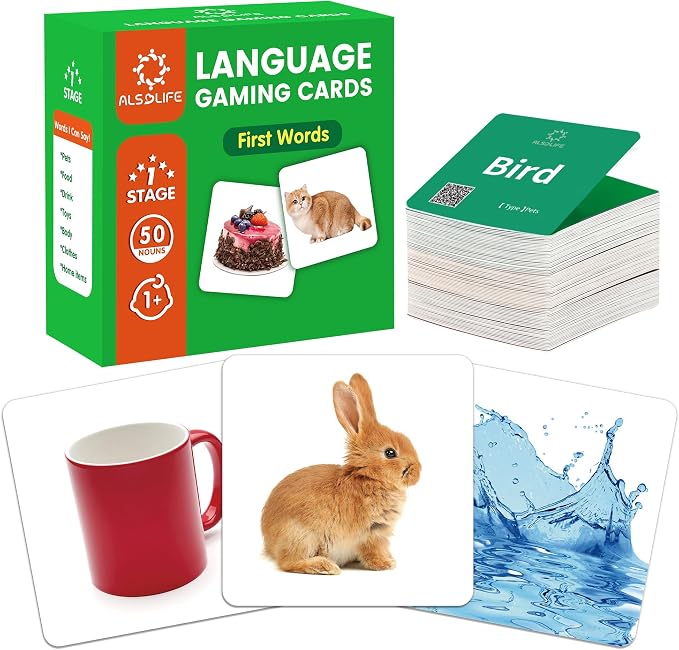 Thick Baby Flash Cards for Toddlers 1-3 Sight Words Flash Cards for by ALSOLIFE