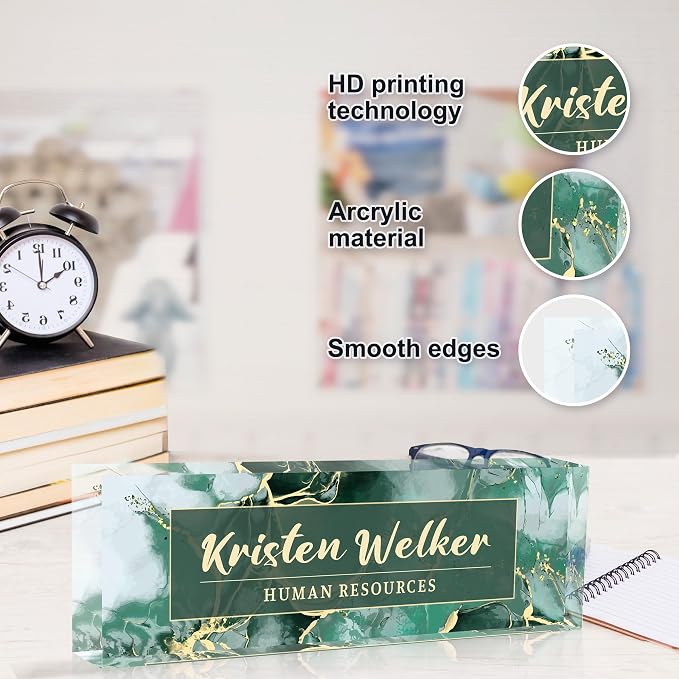 Personalized Office Name Plate, Custom Name Plate - Image 3