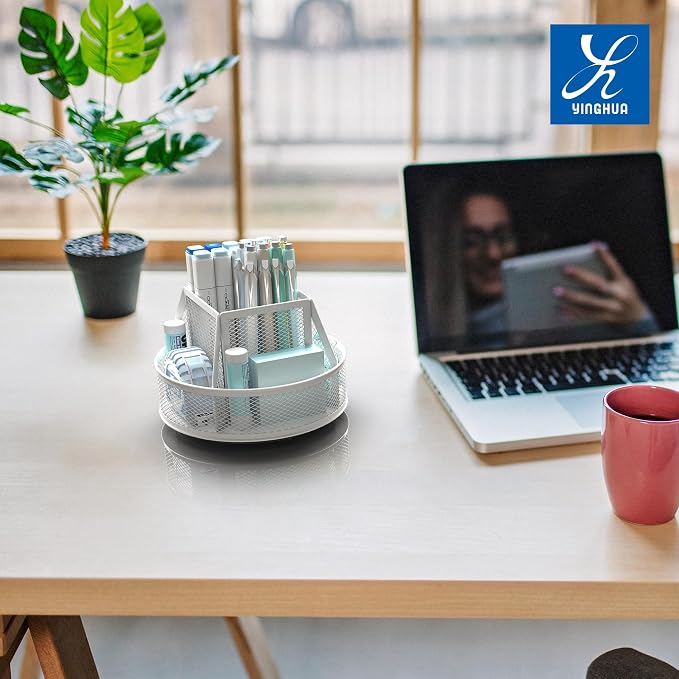 YINGHUA Metal Mesh Desk Organizer - Image 7