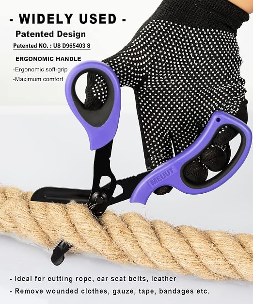 MEUUT 2 Pack Trauma Shears Bandage Scissors - Image 5