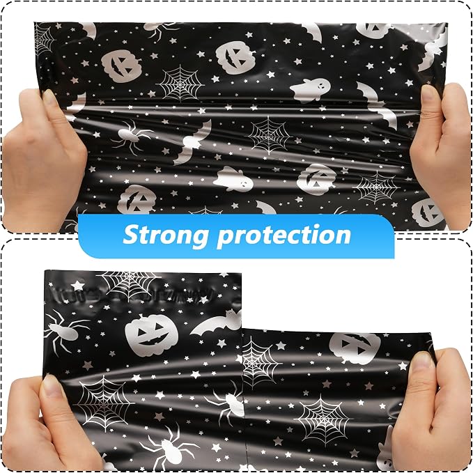 Halloween Poly Mailer 10x13 Inch 100 Pcs, Waterproof and Tear-Resistant - Image 4