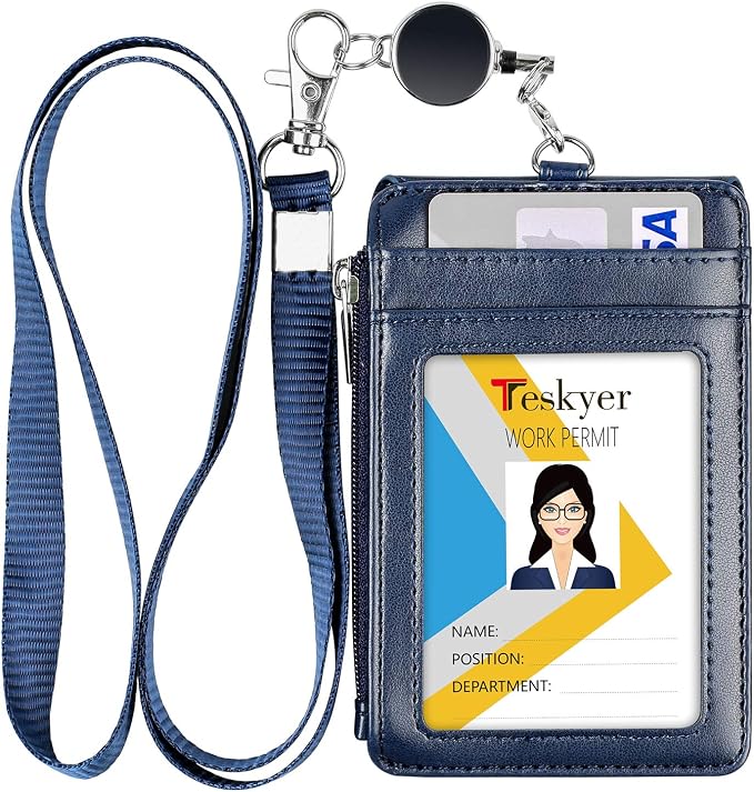 Teskyer Leather Badge Holder by TESKYER