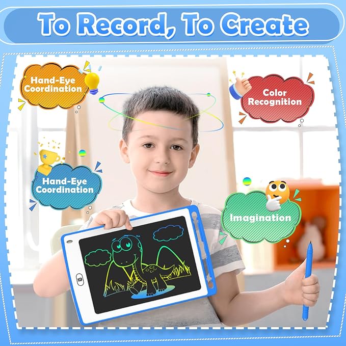 LCD Writing Tablet for Kids, 8.5 Inch Colorful Doodle Board Drawing Tablet - Image 2