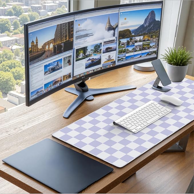 iCasso Desk Pad Mat, Desk Matt for Desktop, Cute XXL Large Mouse Pad, Anti-Slip - Image 6