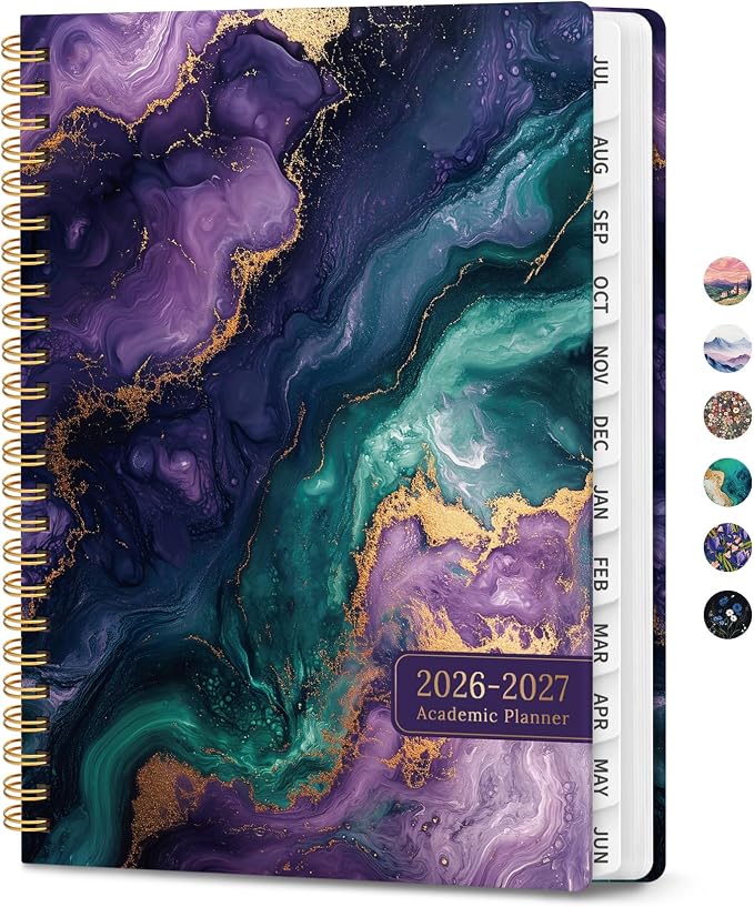 Planner 2026-2027, Monthly and Weekly Academic Planner July 2026 by Zotia