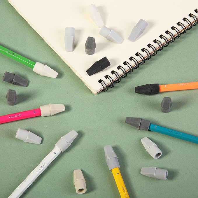 Mr. Pen- Pencil Erasers Toppers, 120 Pack, Latex Free, No Smudge | Mr Pen - Image 7