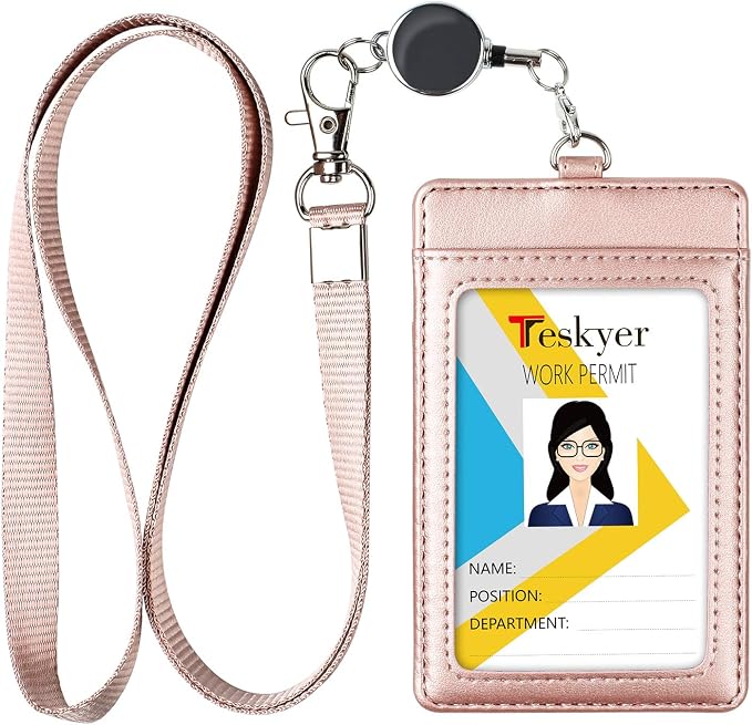 Teskyer Leather Badge Holder by TESKYER