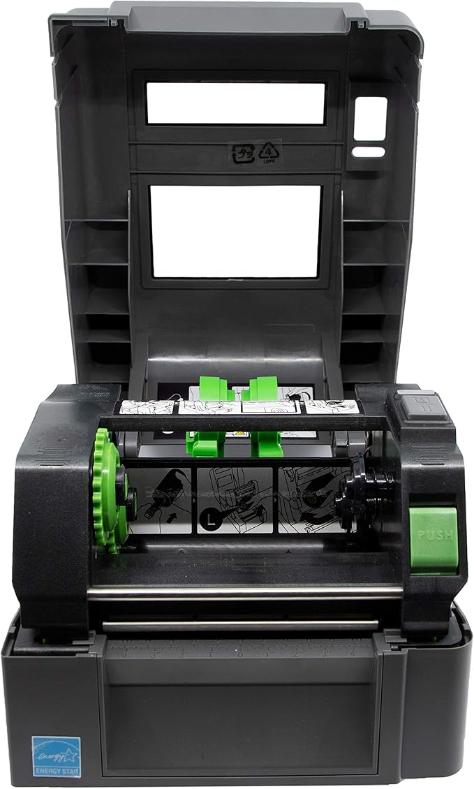 Brother TD-4520TN Desktop Thermal Transfer Printer - Monochrome - Label Print - Ethernet - USB - Serial-DeskLoop Office