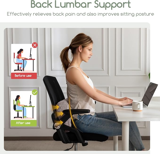 HIGOGOGO Lumbar Support Pillow for Recliner Chair/Accent Chair/Couch/Office - Image 7