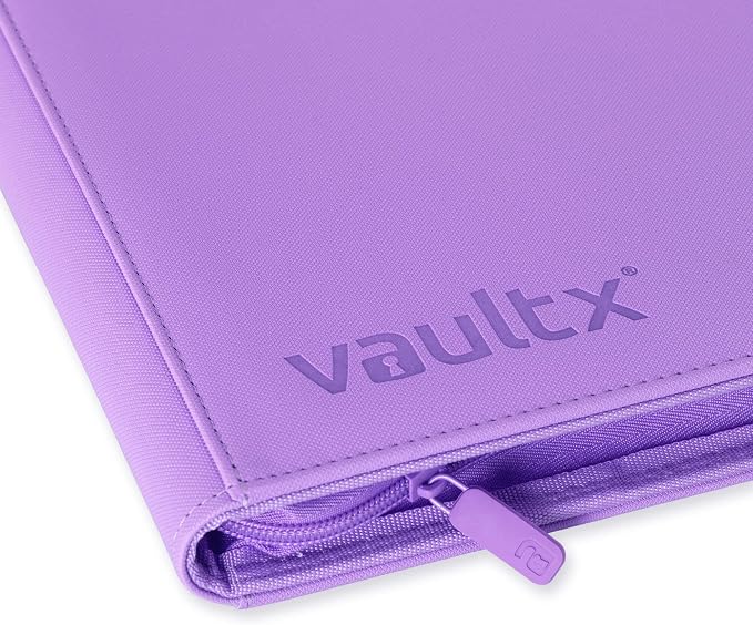 Vault X 4 Pocket Zip Binder, 160 Cards, Exo-Tec Material, 20 Side-Loading Pages - Image 6